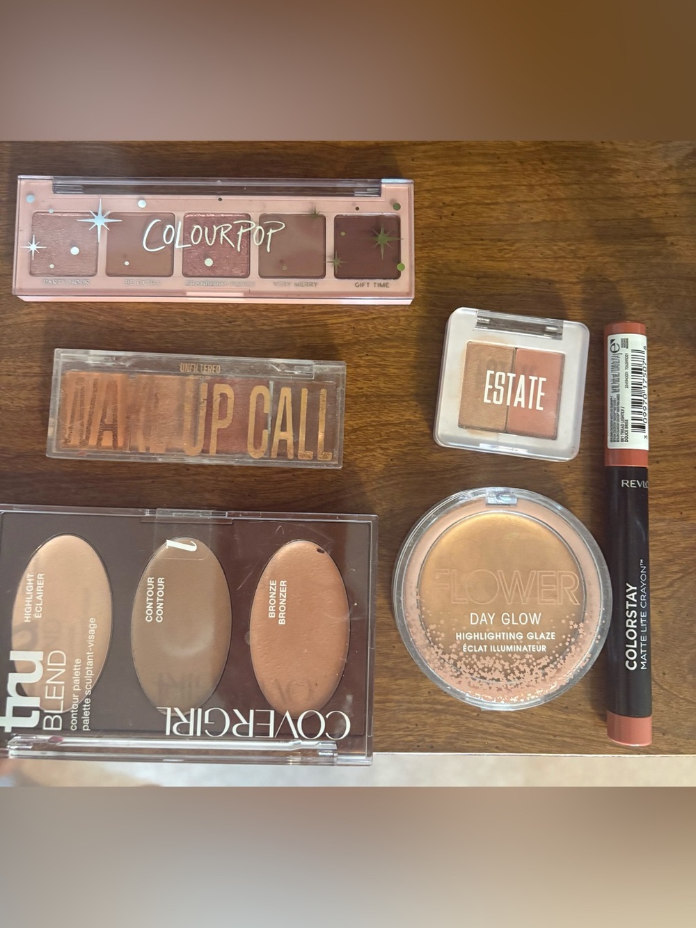ColourPop Jingle On 5 pallet plus other goodies- opened not used